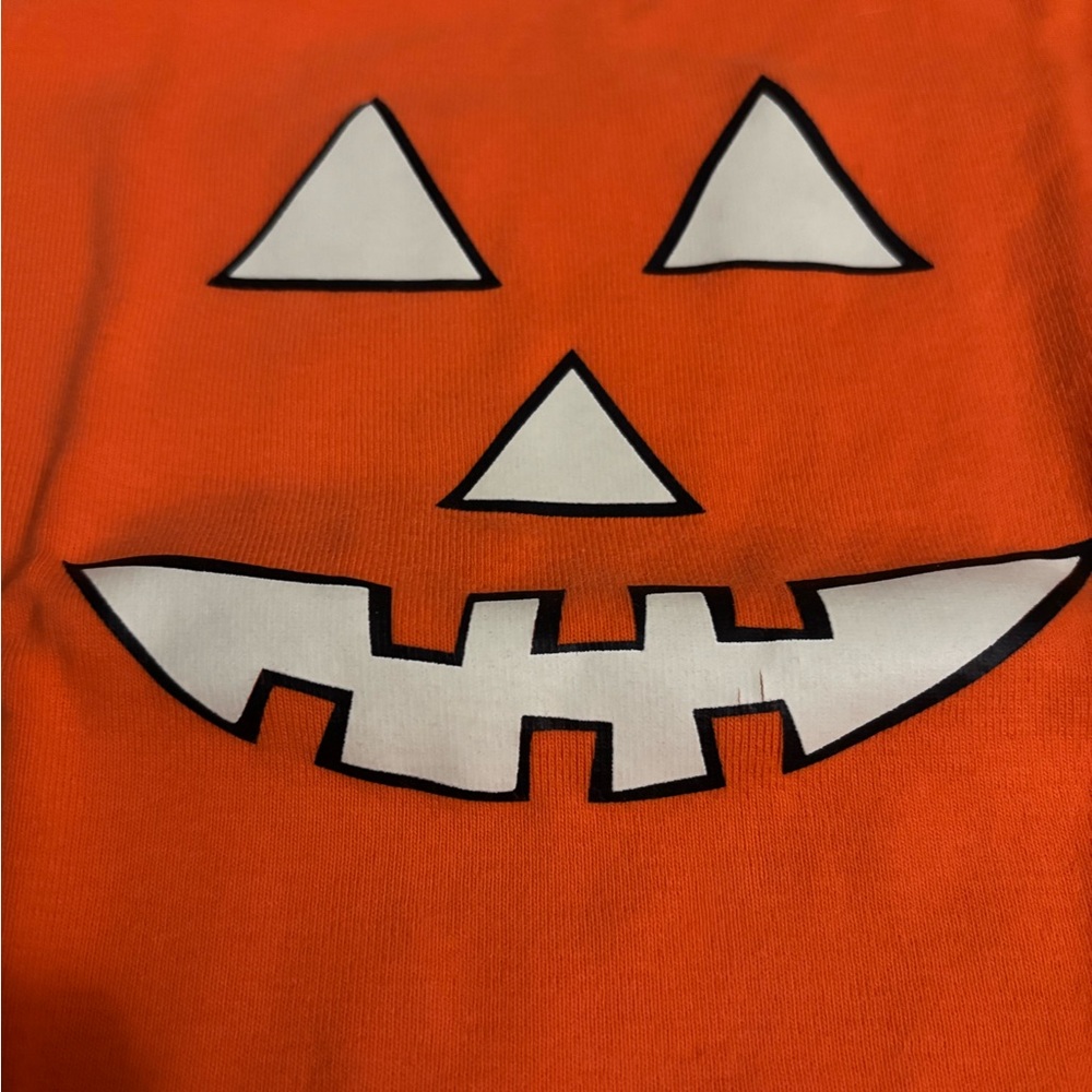 Hanna Andersson Orange and Green Pumpkin pajama set - Picture 2 of 3